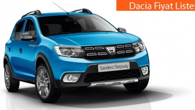 2018 Şubat Ayı Dacia Fiyat Listesi