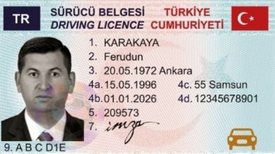 2019 Yılı Sürücü Belgesi Başvuru Ücretleri