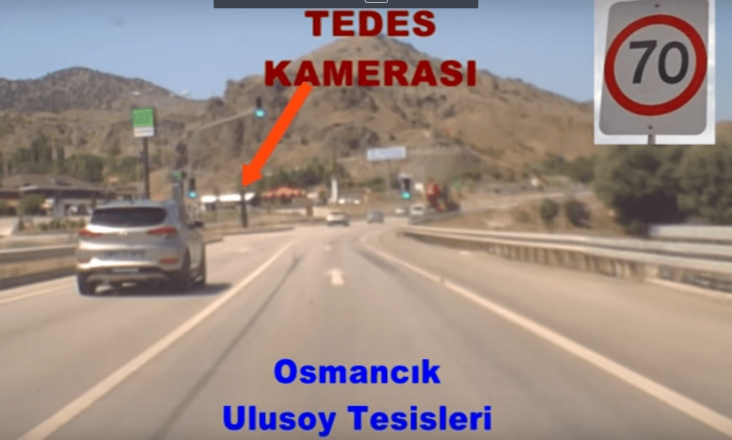 Osmancık TEDES Hız Sınırları ve EDS hız koridor bölgeleri